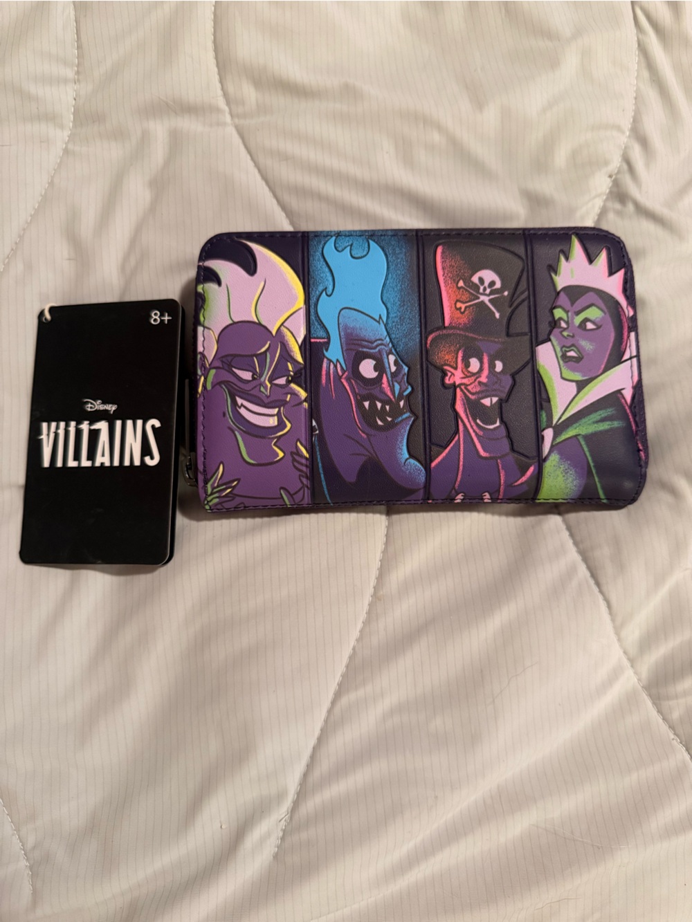 Loungefly Disney Villains Multicolor Zip Wallet